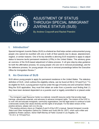 Family-Sponsored Categories - The Role of the Priority Date in Adjustment of Status Proceedings