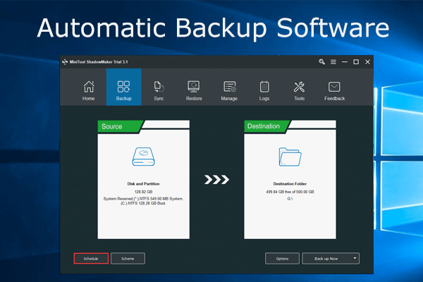 Automatic Backups - Data Management and Cloud Integration