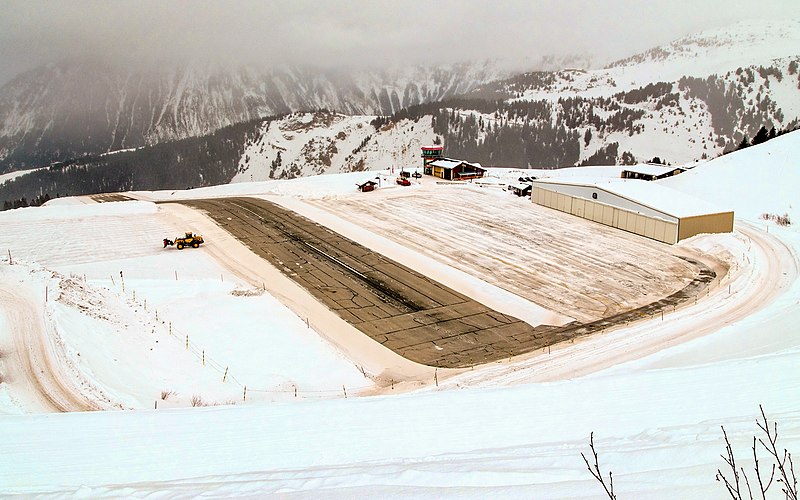 Courchevel Altiport, France - Runways with Breathtaking Views and Natural Surroundings