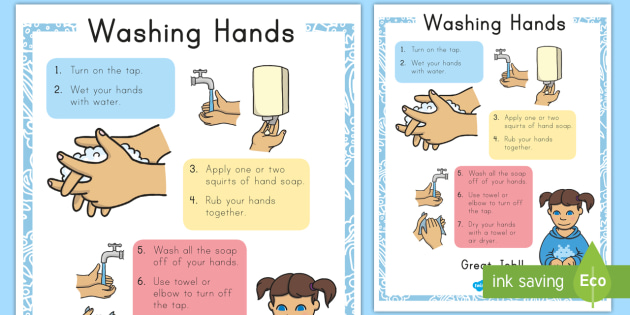 Dry Hands - Teaching Kids Good Hygiene Habits