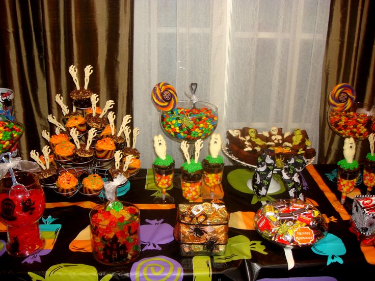 Candy Display Center - Family-Friendly Halloween Decorations for a Playful Atmosphere