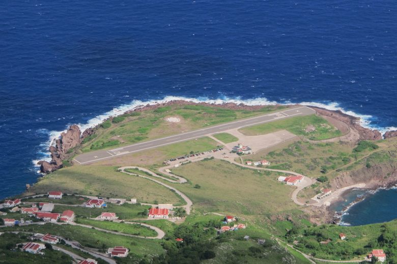 Saba's Juancho E. Yrausquin Airport, Caribbean - Runways with Breathtaking Views and Natural Surroundings